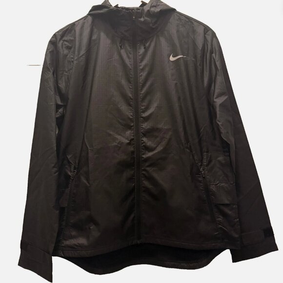 Nike Performance Essential Running jacket - Black- SIZE Medium - Picture 8 of 11